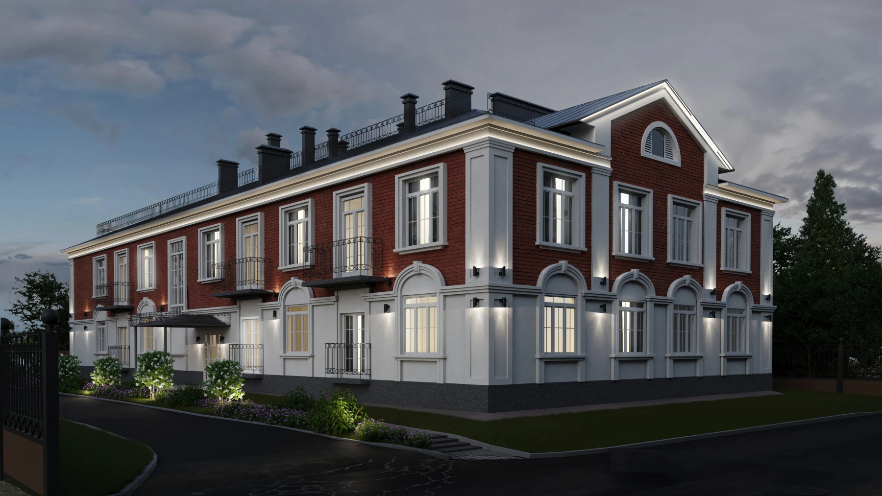 Улица жилого комплекса